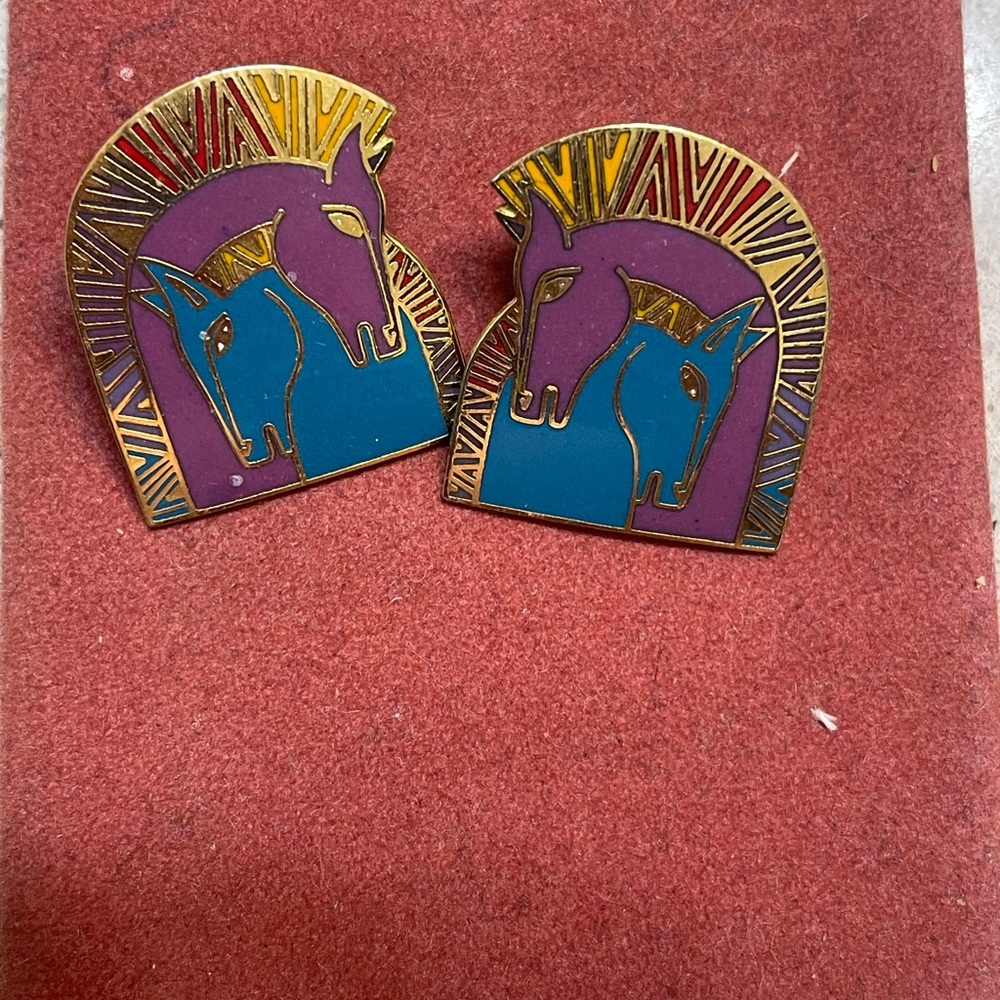 Laurel Birch Embracing Horses Earrings
